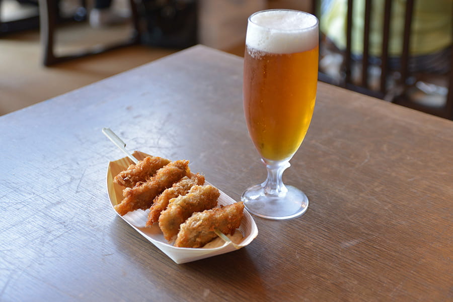 Craft beer and oyster bar: Ise Kadoya Brewery, Naiku-mae Shop