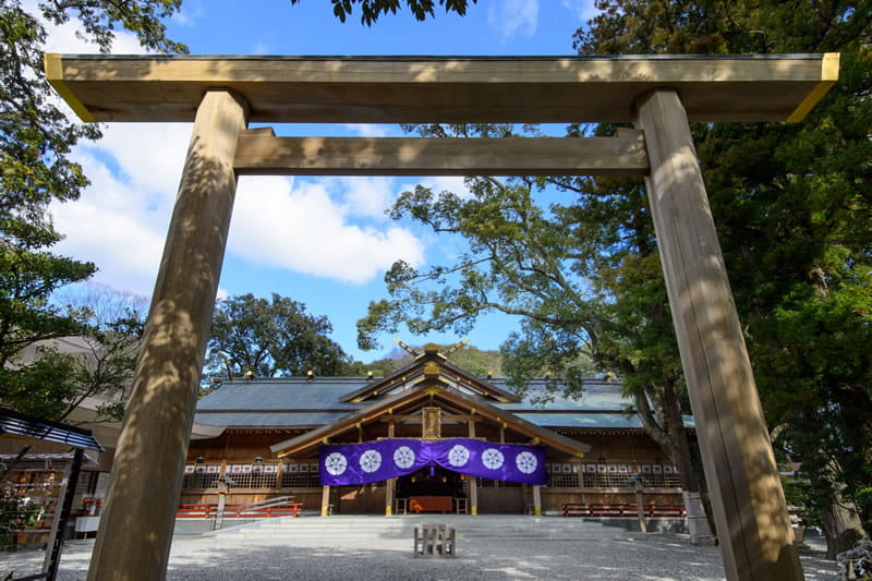 The shrine of Michi Hiraki, Sarutahiko Shrine