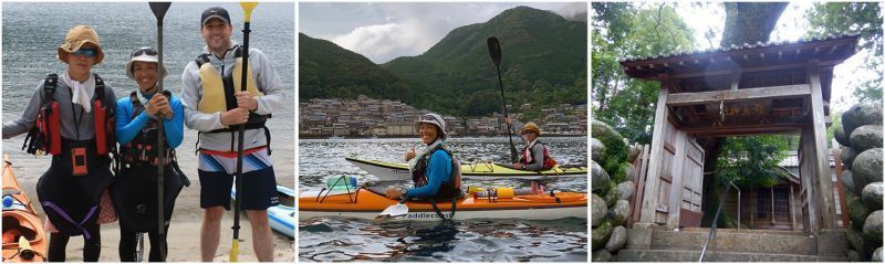 在三木里海滩尝试皮划艇和神社朝圣 沿着江户时代朝圣者通行的古道乘皮划艇前往美丽的飞鸟神社