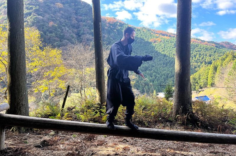 Ninja Training in the Ninja Forest of Akame 48 Waterfalls in Mie Prefecture