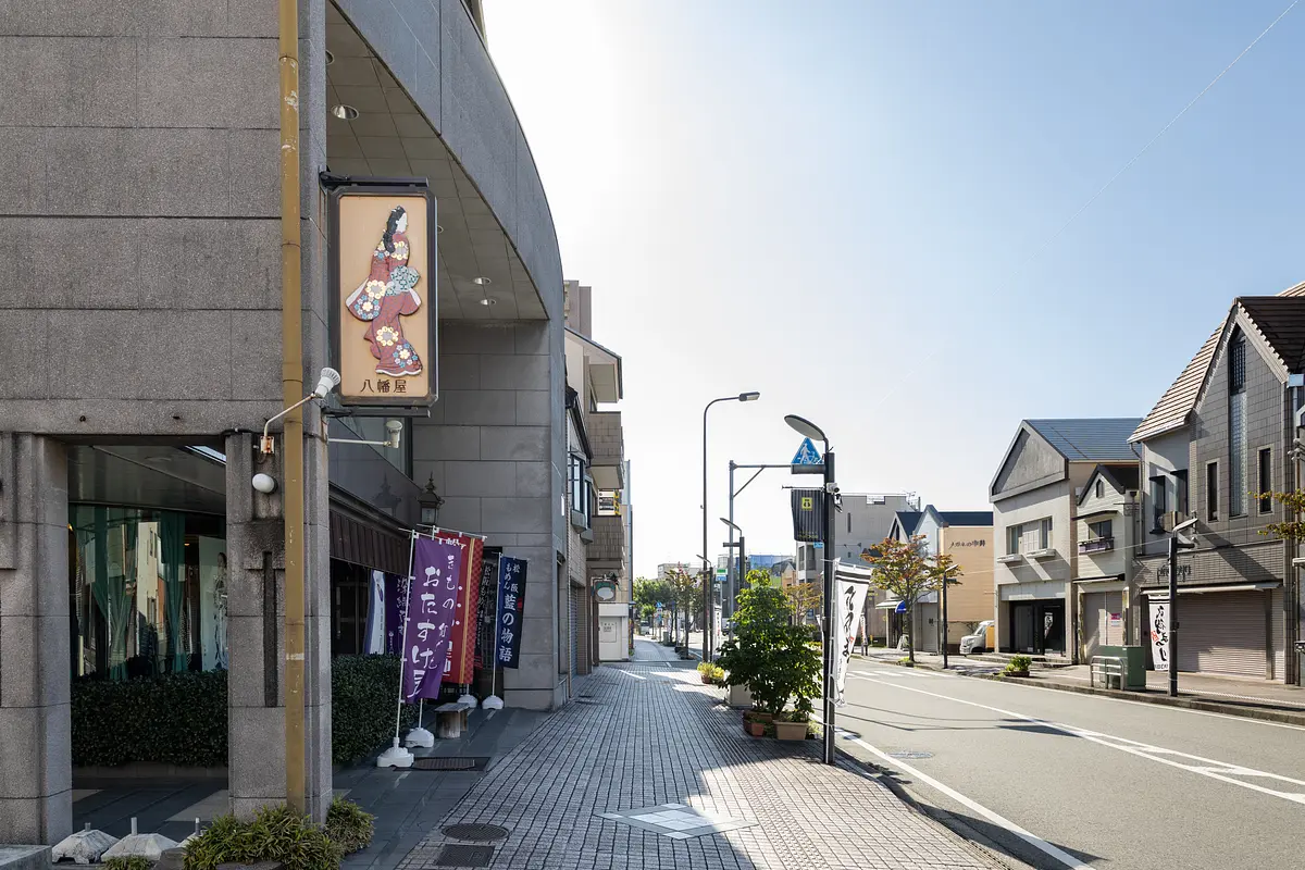 松阪駅周辺の町並み