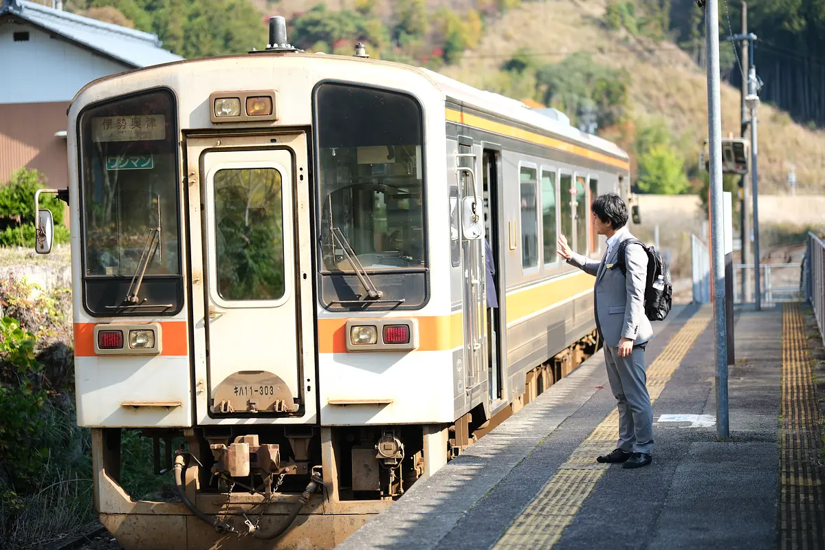 JR名松線「伊勢奥津」