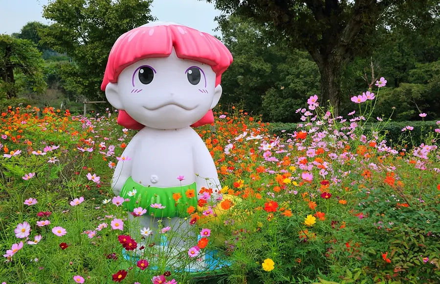 かっぴぃと秋桜