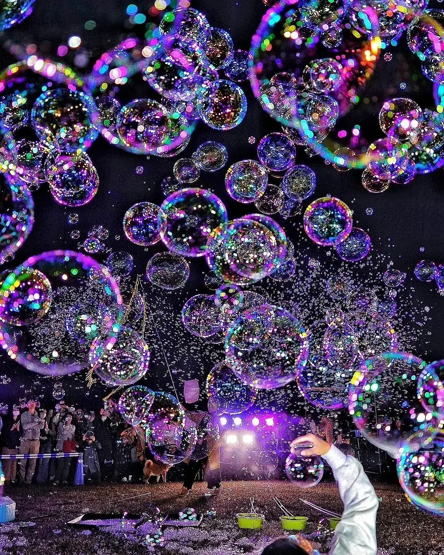 【ナイトバブルショー in 相差🌈🫧✨】