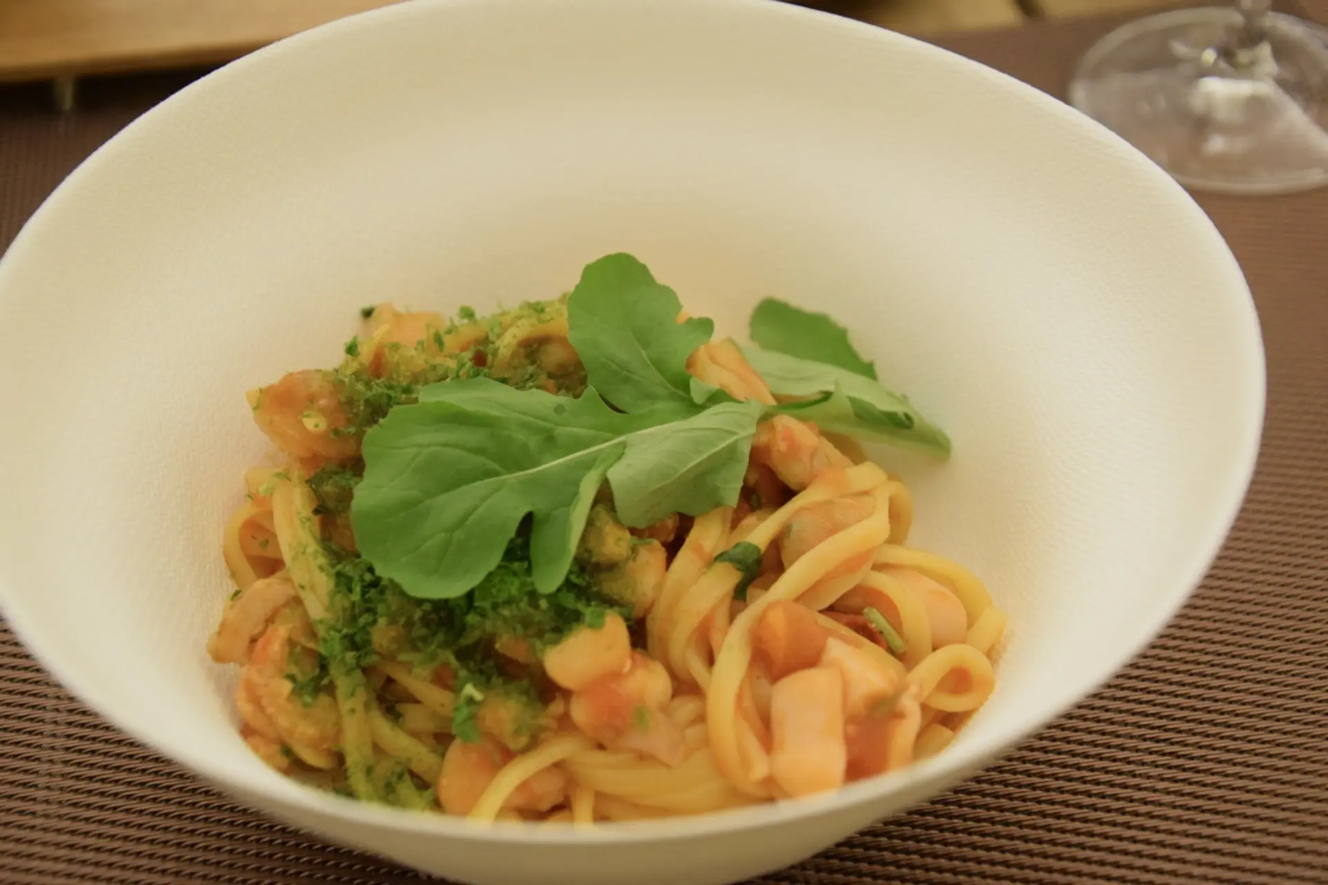 伊勢湾の魚介のパスタ