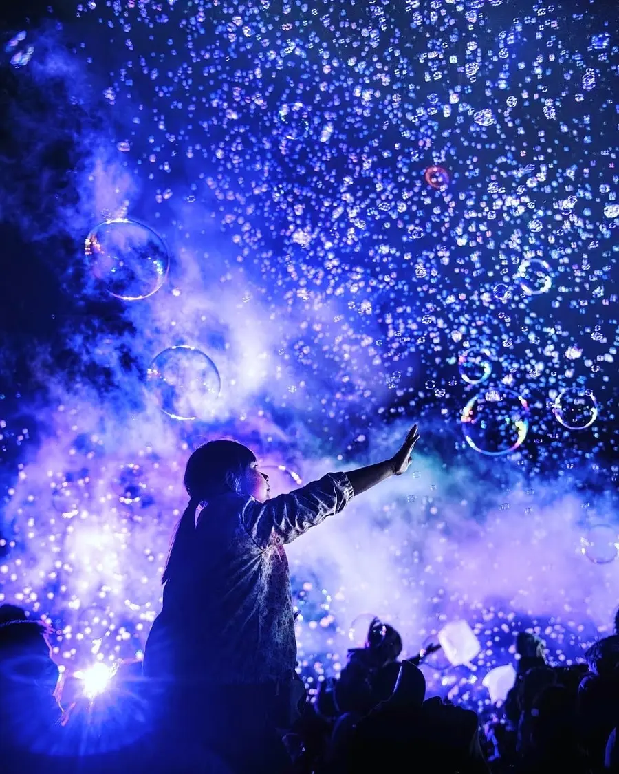 【ナイトバブルショー in 相差🌈🫧✨】