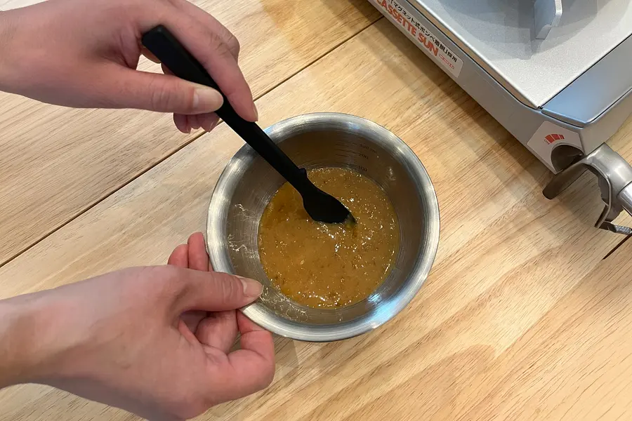 和VISONの味噌・お酢を使った みりんで作る【ごま味噌だれ】の会