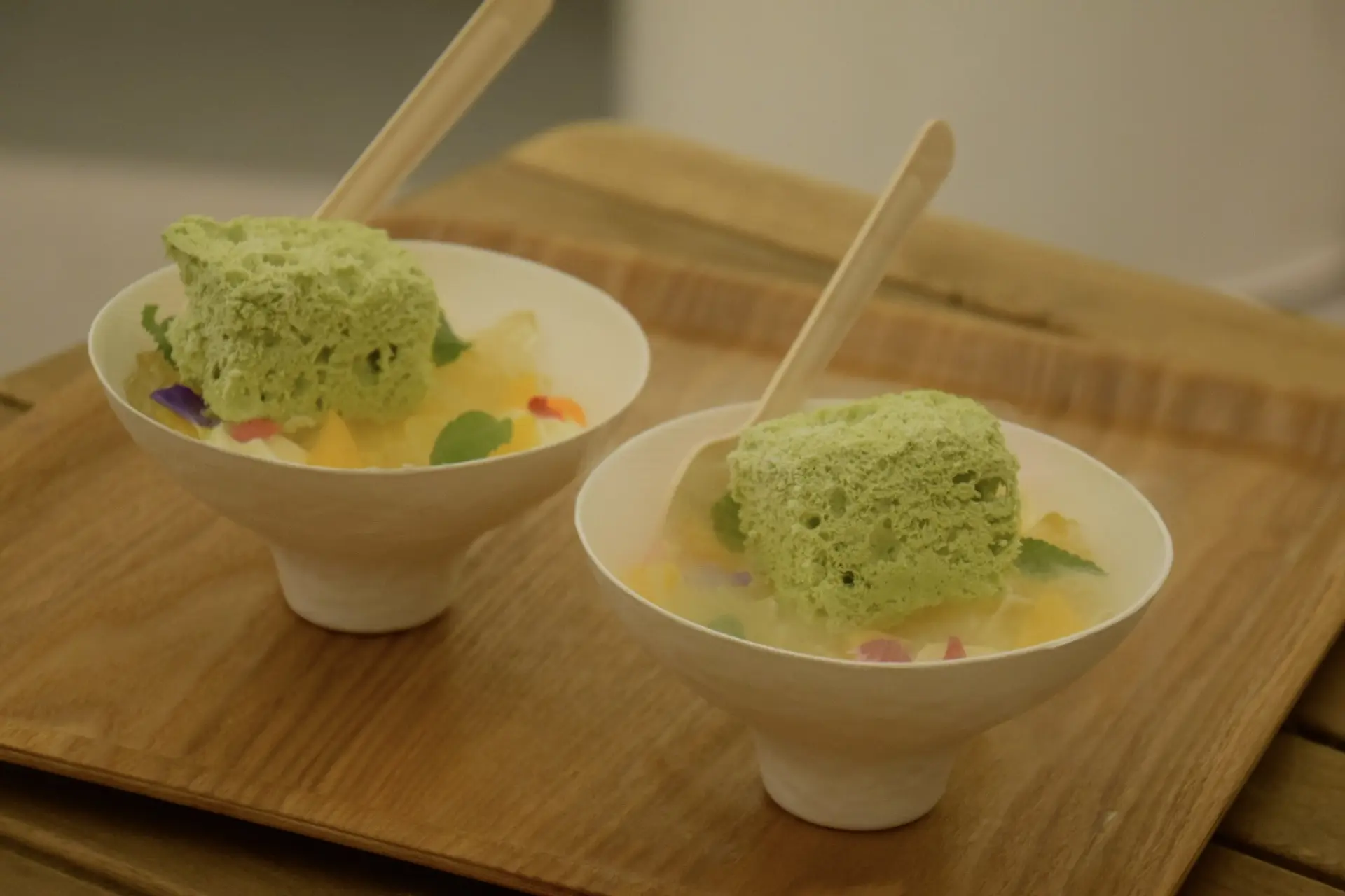 伊勢茶のエアインアイス