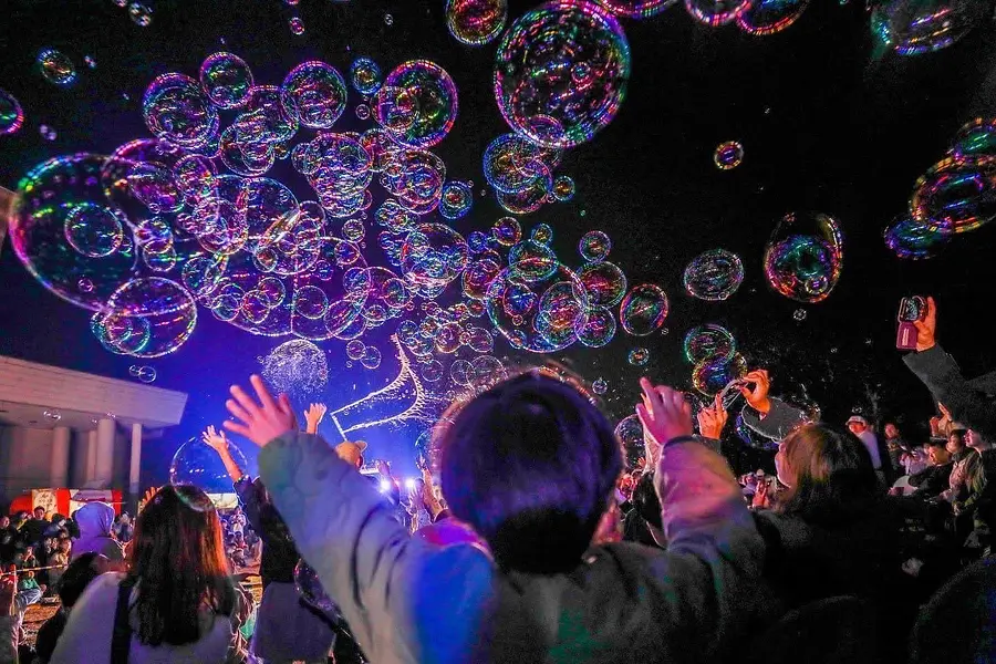 【ナイトバブルショー in 相差🌈🫧✨】