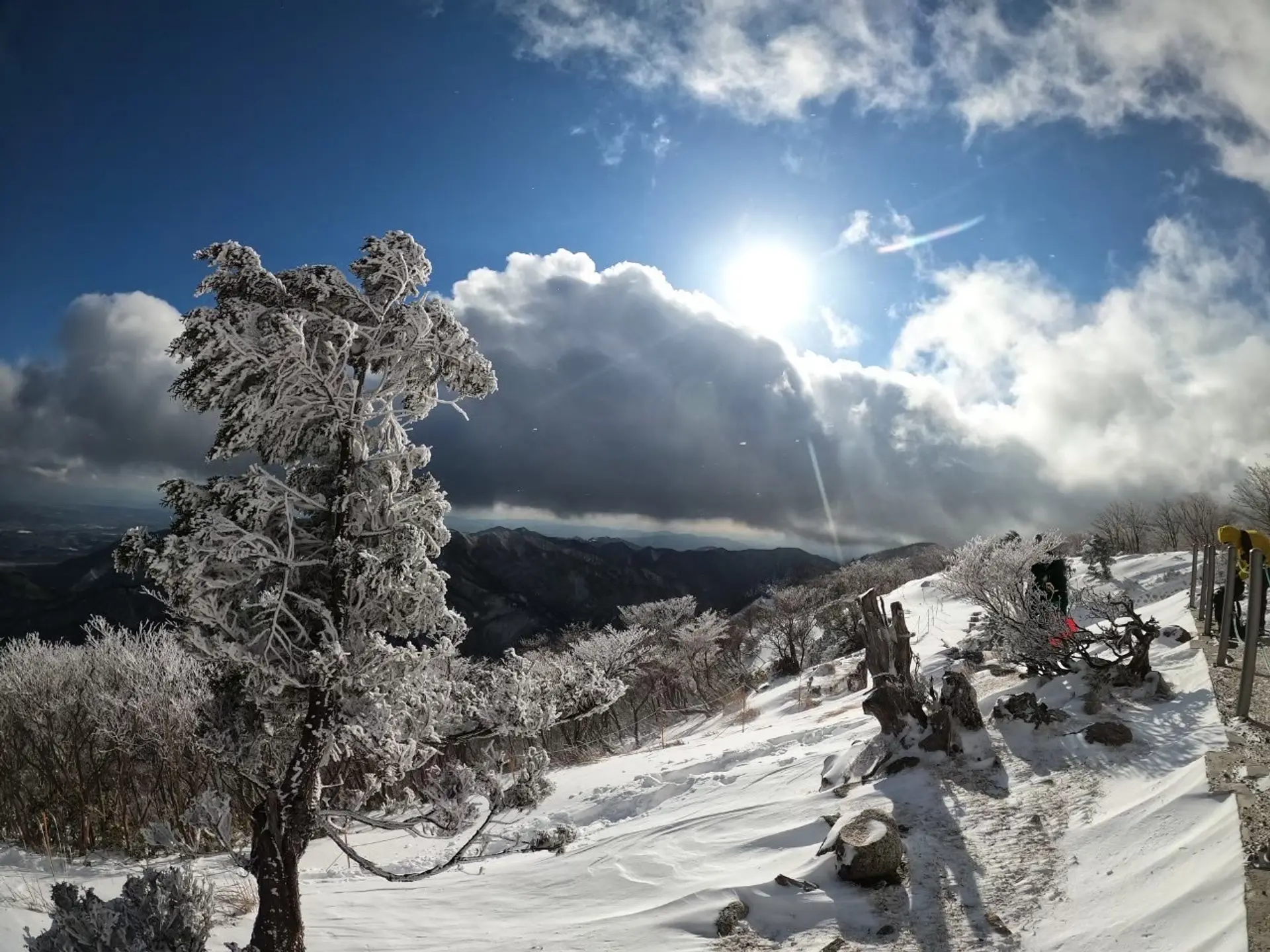 山頂付近からの絶景