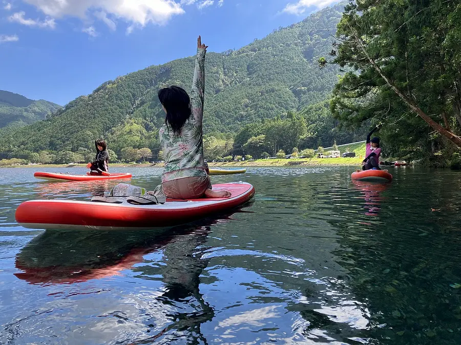 [Experiencia de SUP yoga en el río Choshi]