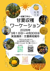 甘夏収穫ワーケーション