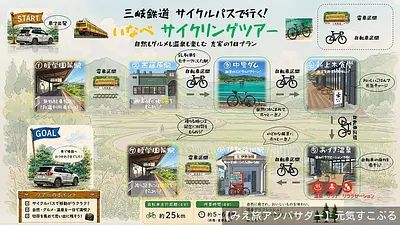 自転車をそのまま電車へ！三岐鉄道「サイクルパス」で行く、絶景ダムと絶品グルメ＆温泉のご褒美サイクリング旅【いなべ市】
