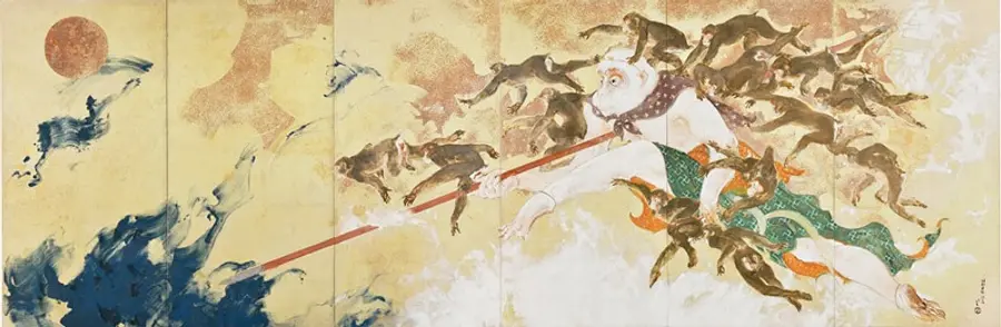 《孫悟空》　昭和37（1962）年　第34回青龍展 　大田区立龍子記念館蔵
