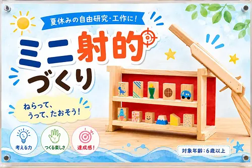 【夏休み工作！】ミニ射的屋台作り