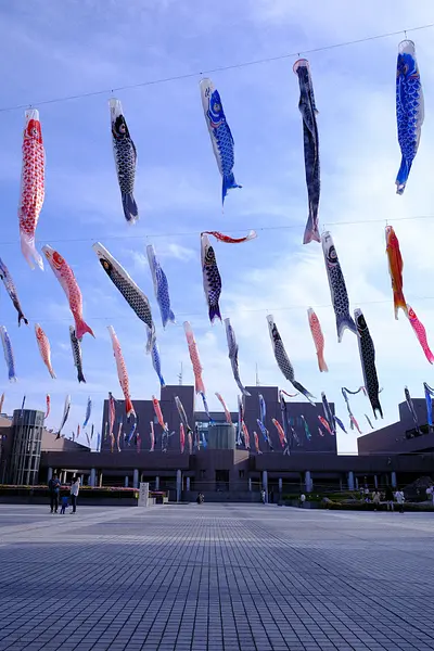 三重県総合文化センターのこいのぼり（1）