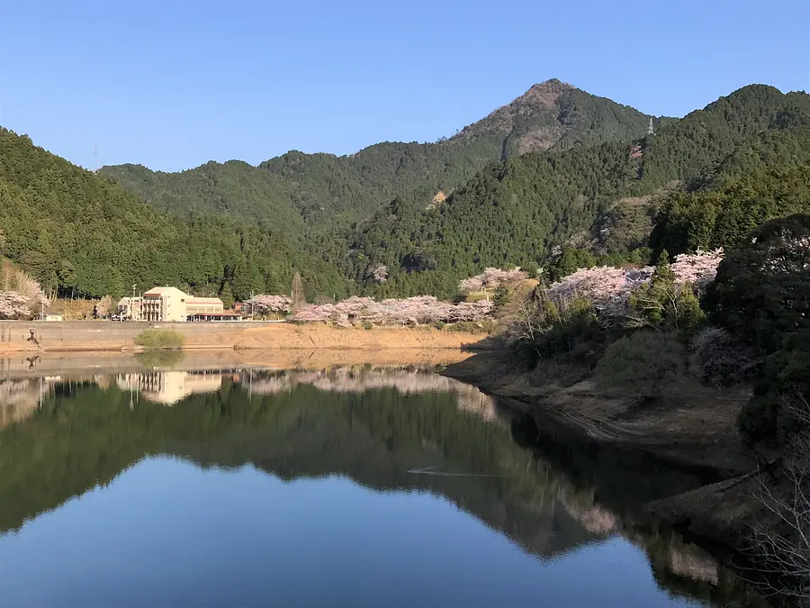 Paisaje del lago Shikujo