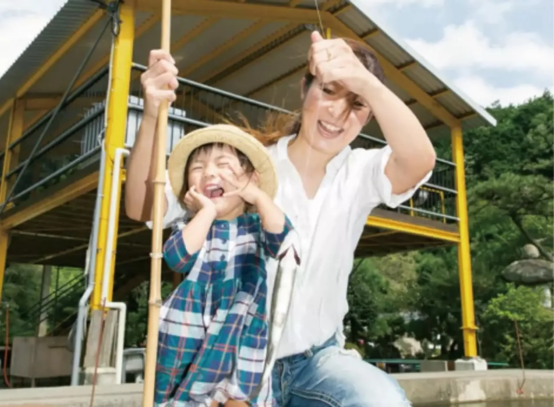 バーベキュー鈴鹿峠の釣り堀