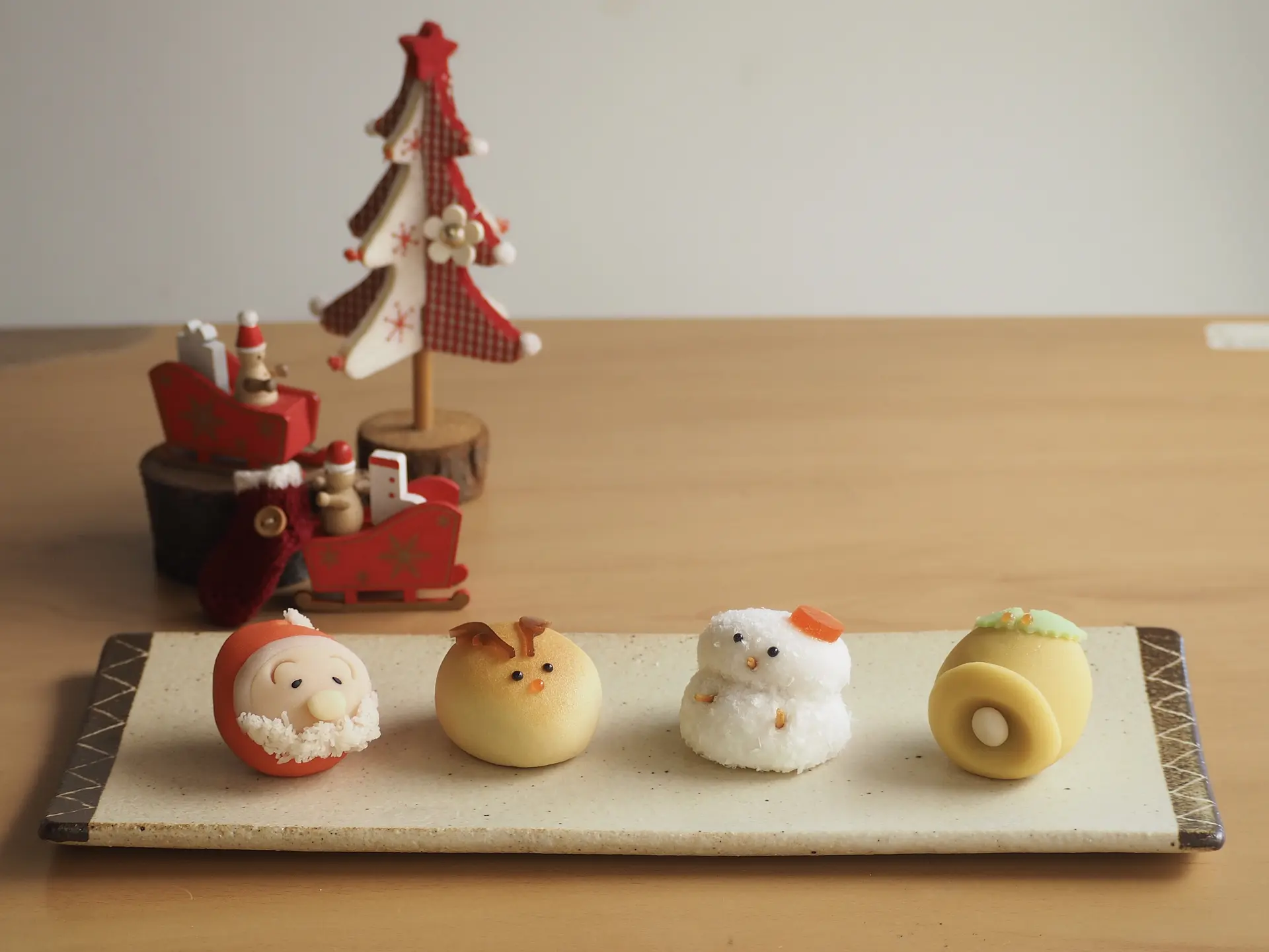 遊び心満載のクリスマスの生菓子