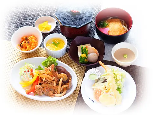 เมนูจำกัดของร้านอาหาร Iitaka Spring “Hanagoromo”
