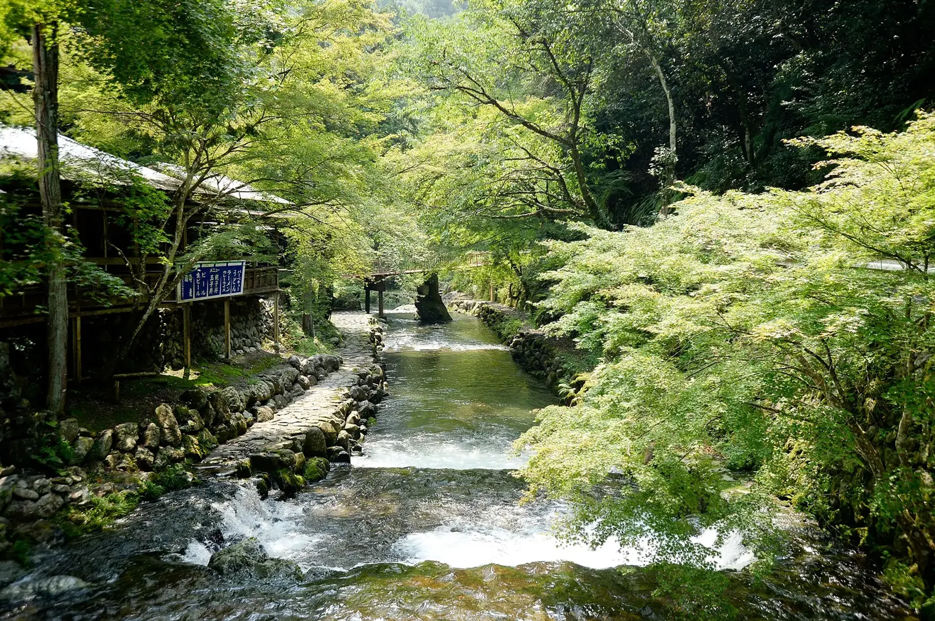 多度峡天然プール