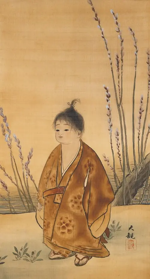 横山大観《無我》1897年　水野美術館蔵　※前期展示 