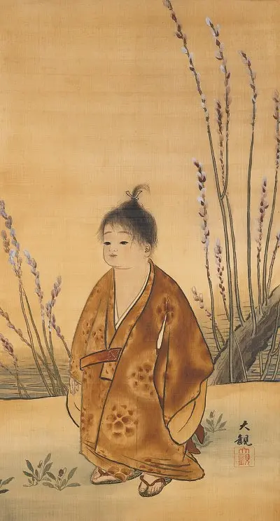 横山大観《無我》1897年　水野美術館蔵　※前期展示 