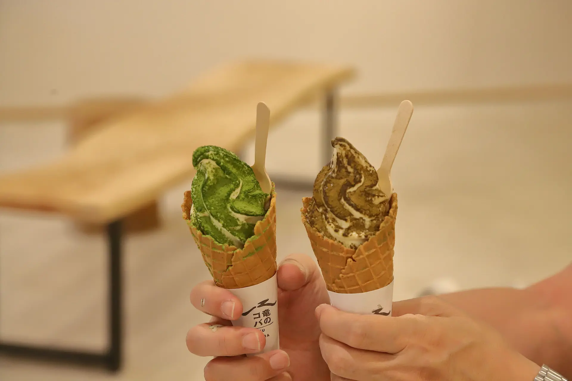 人気のソフトクリーム