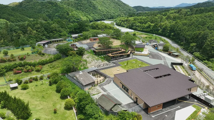 自然豊かな動物園