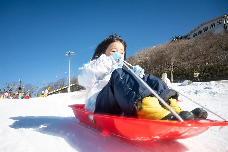 parc à neige pour enfants