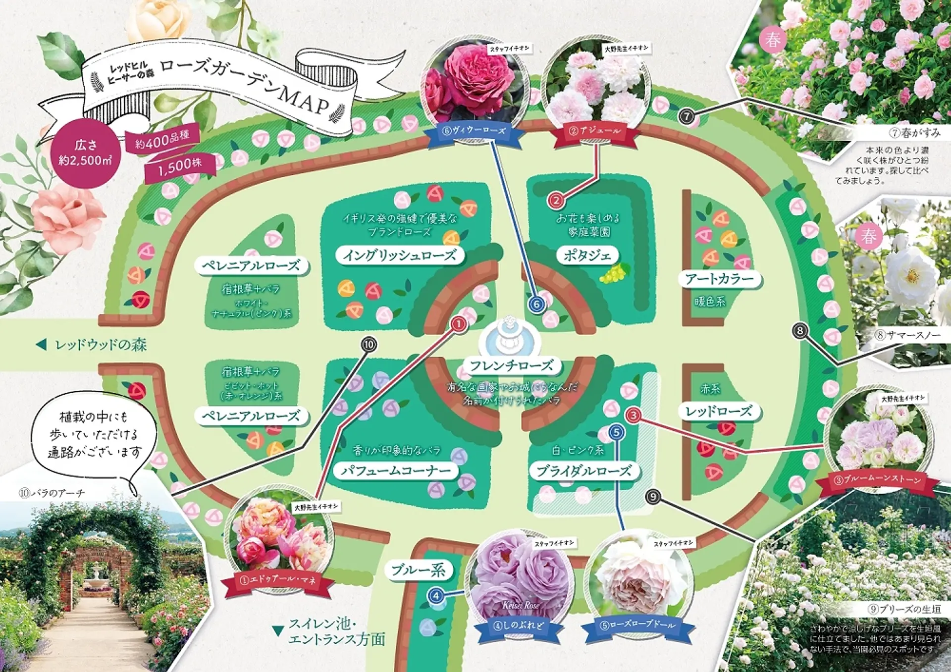 エリアごとの魅力