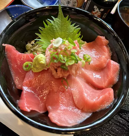 Medium fatty tuna bowl