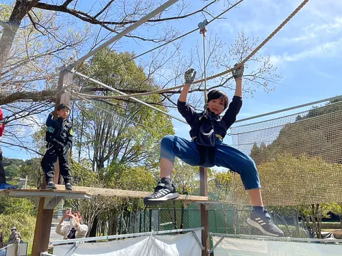 Première apparition dans la préfecture de Mie ! Le cours mobile Forest Adventure arrive sur « VISON » ! !