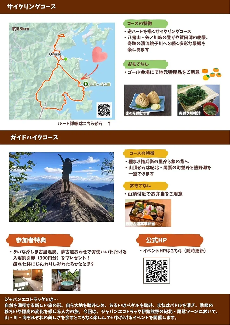 ジャパンエコトラック伊勢熊野 ライド/ハイクフェス開催！