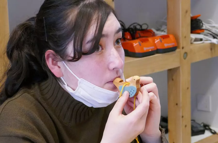 小鳥さんの鳥笛をつくろう！