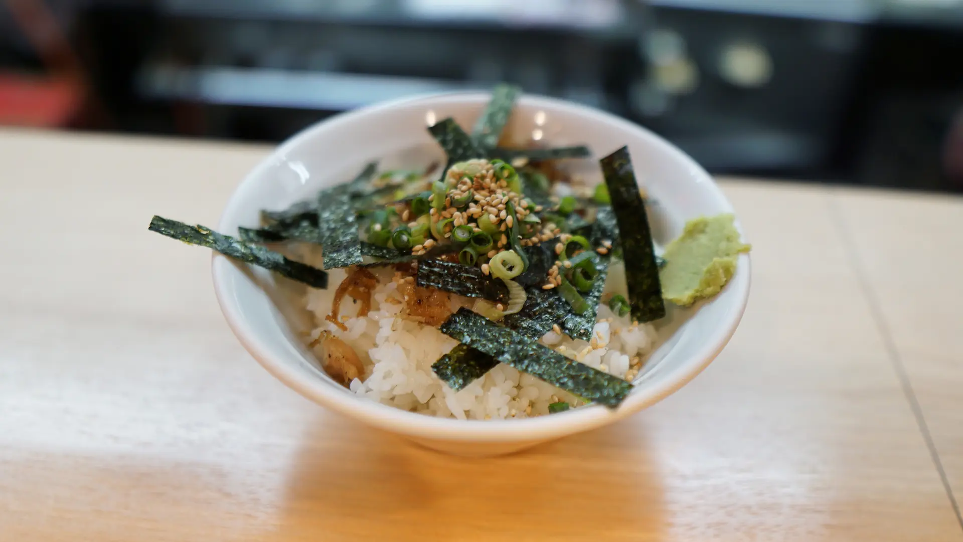 サイドメニューのお茶漬けがおすすめ