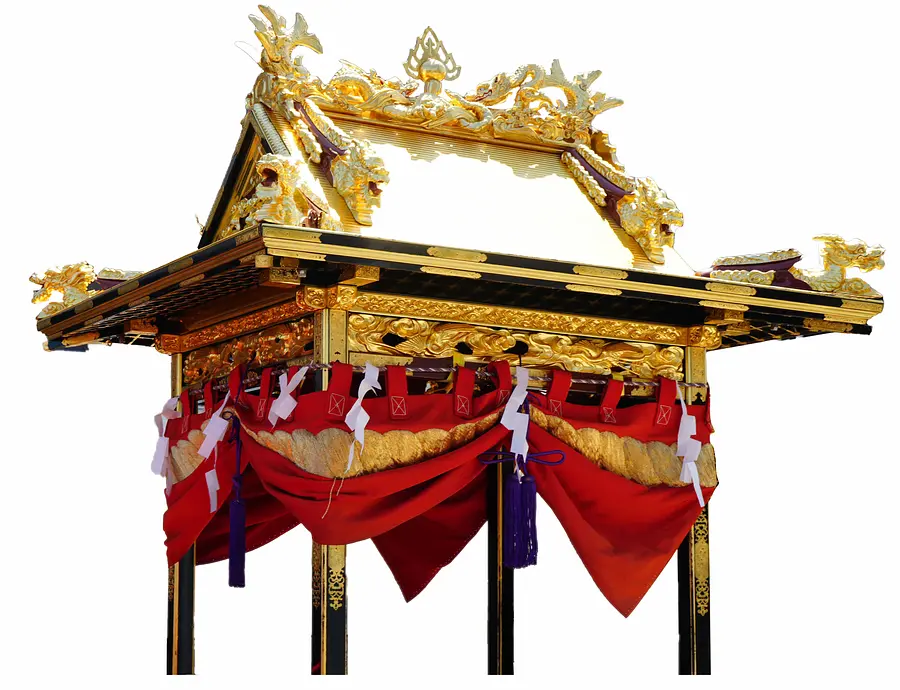 富田北島組鯨船山車　屋形（四日市市）