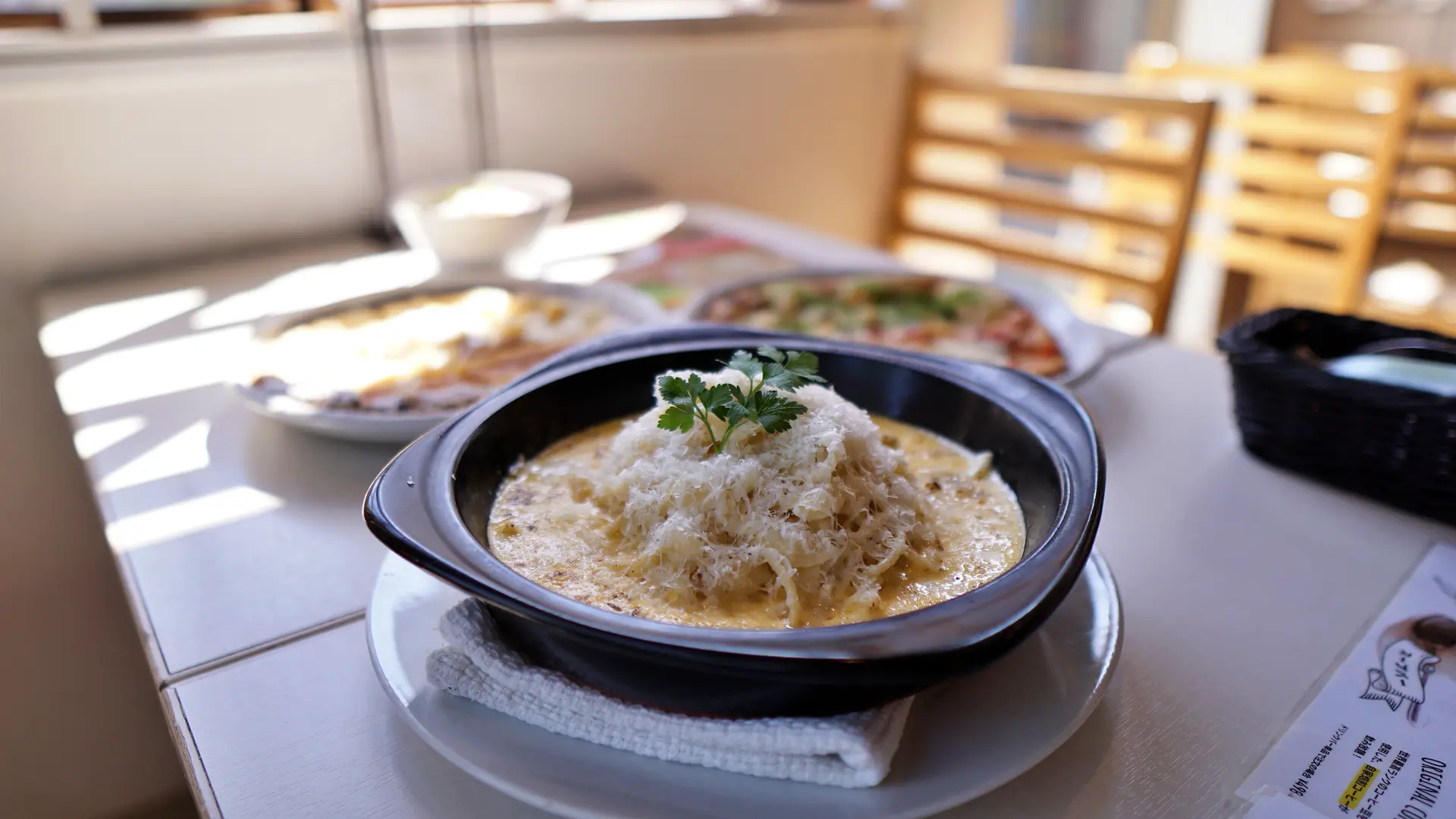 パスタスタジアムで迫力満点のホエイパスタを頂いてきました