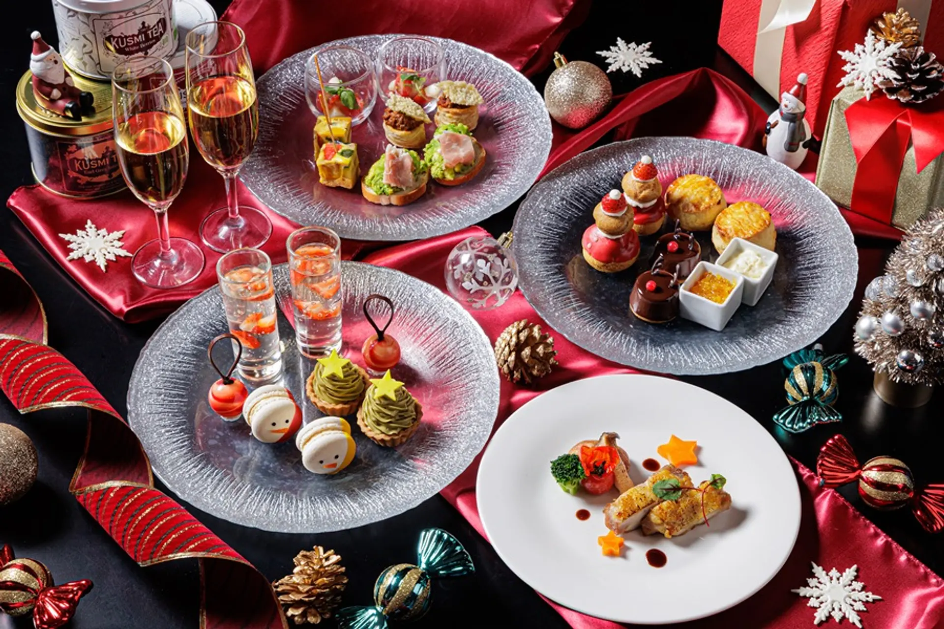 都ホテル 四日市 アフタヌーンティー「クリスマス」