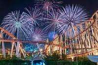 長島温泉 開業60周年 「花火大競演」（遊園地・ナガシマスパーランド）