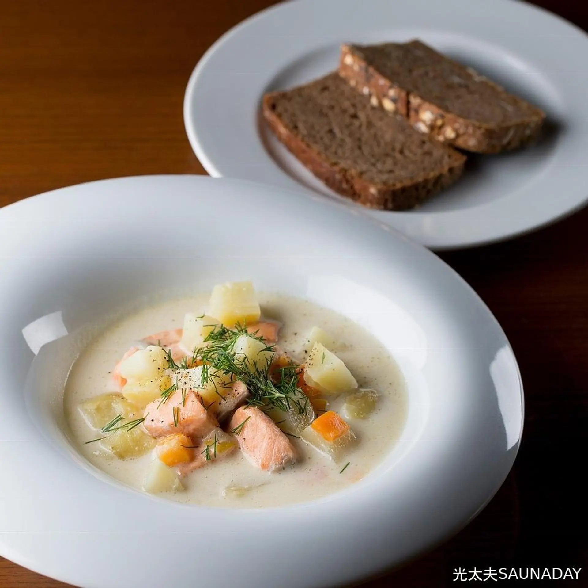 サーモンスープ