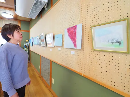 【展示】（波瀬駅）中谷みどり 絵画作品展