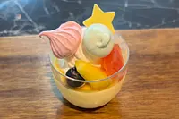 プリン飾りつけ体験