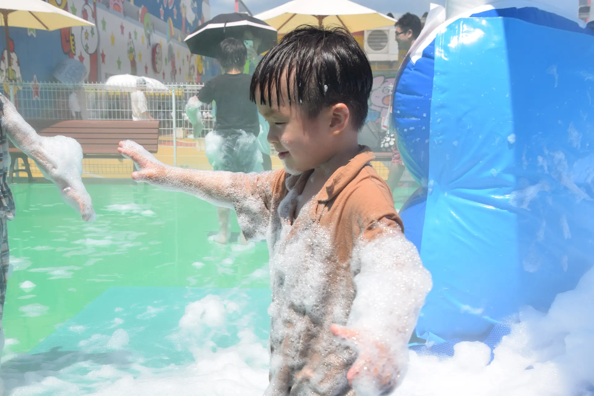 びしょ濡れになります