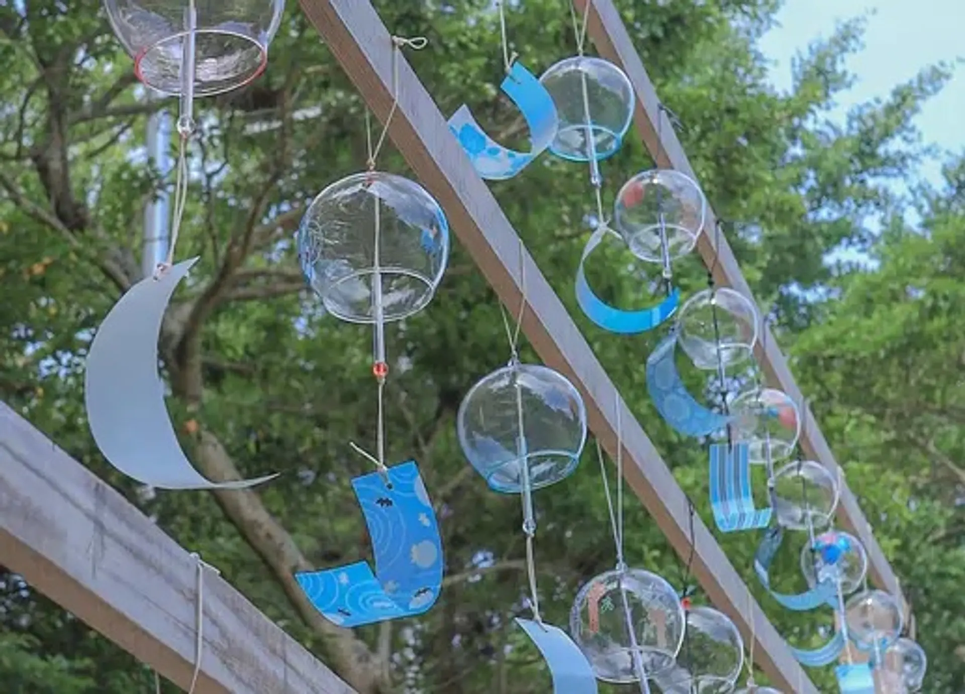 竹神社　風鈴飾り4