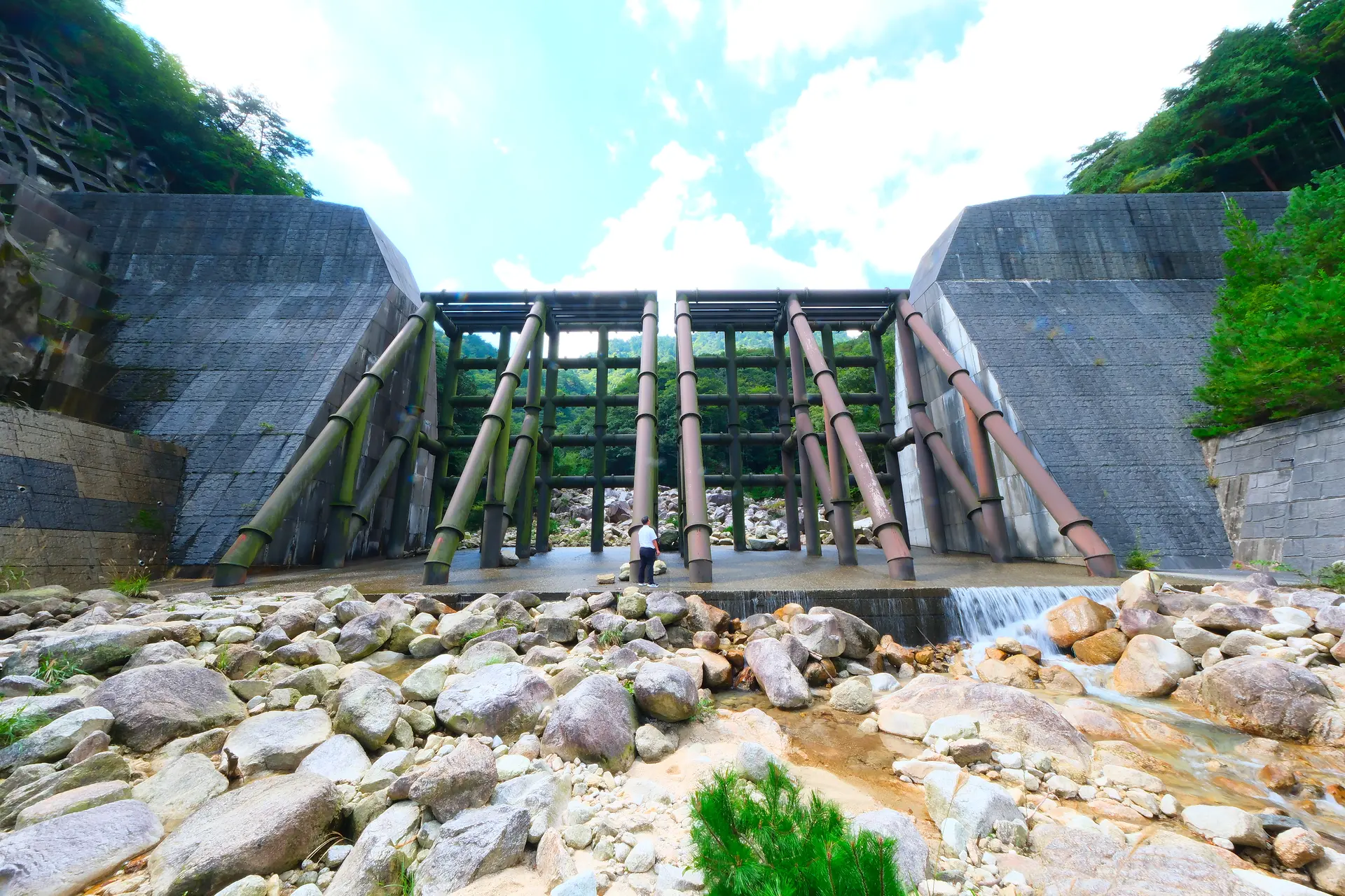 北谷川砂防堰堤