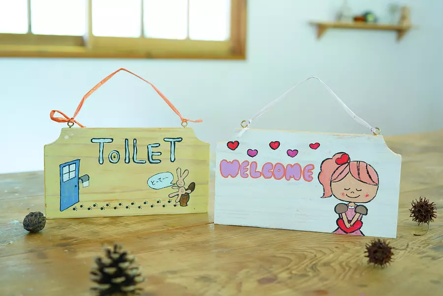 ウッドクラフト「ドアプレートコース」