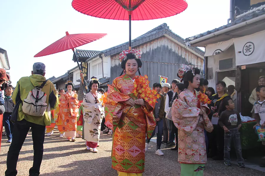 도카이도（Tokaido）세키 주쿠（Sekijuku）주쿠 가도 축제 2