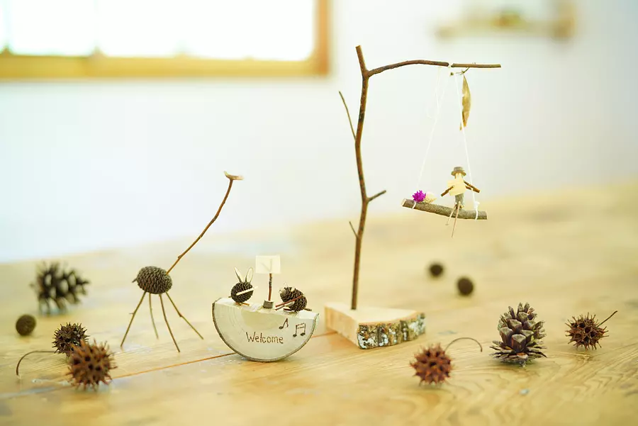 ウッドクラフト「ミニチュアコース」