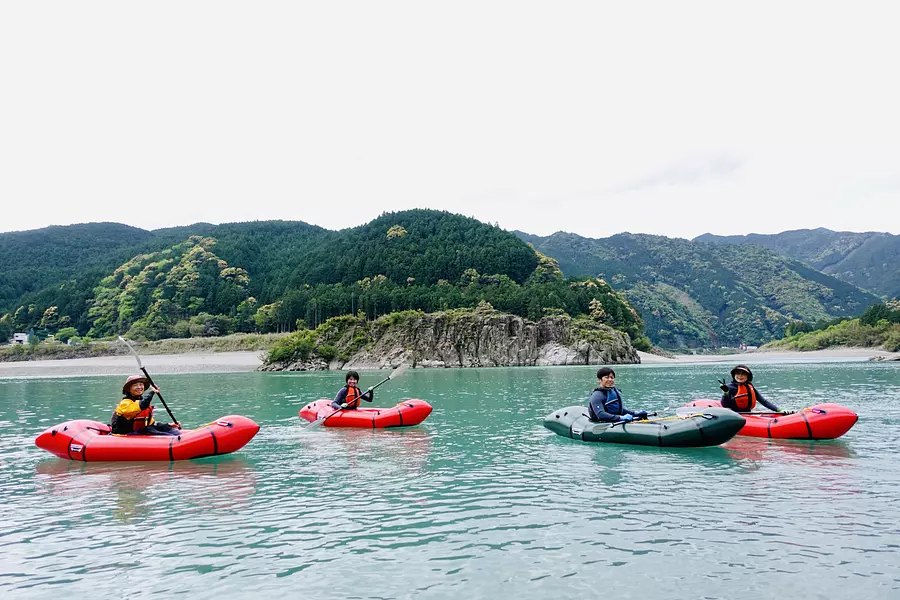 パックラフト体験「川の熊野古道」熊野川で川下り